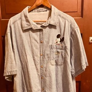 Magical Mickey Mouse Button Down Shirt ✨
